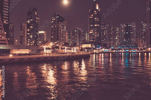 Dubai Marina at night © tbralnina