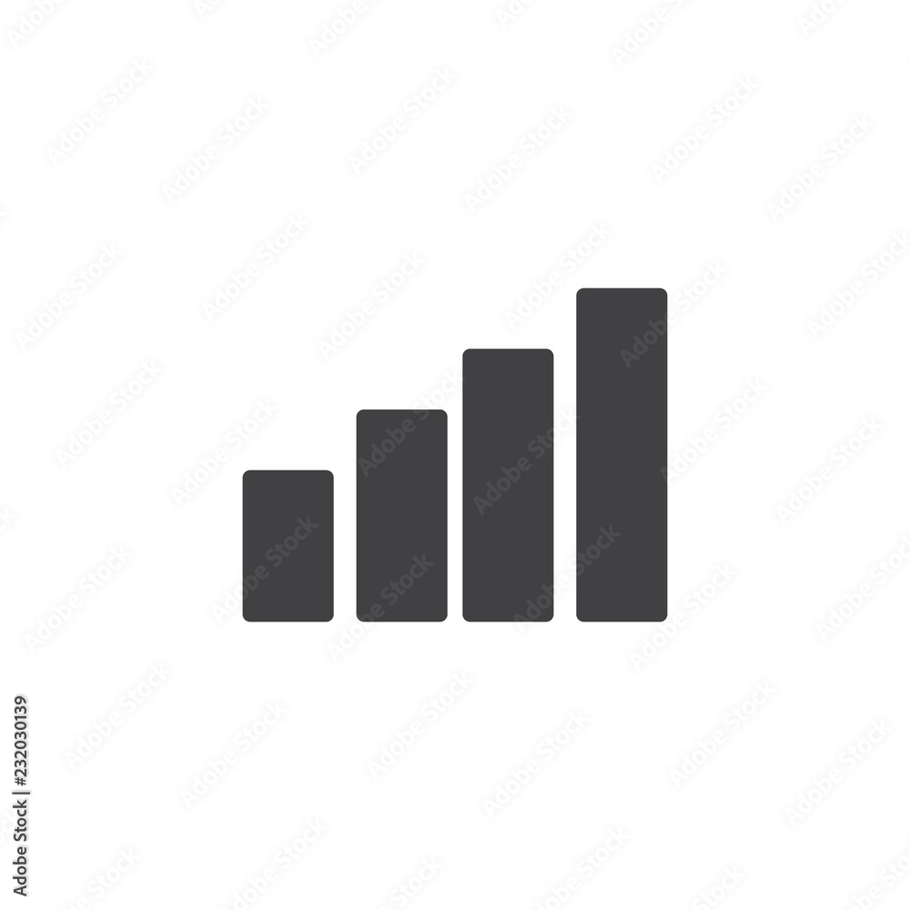 Phone signal bars vector icon. filled flat sign for mobile concept and web design. Connection signal status simple solid icon. Symbol, logo illustration. Pixel perfect vector graphics Phone signal bars vector icon. filled flat sign for mobile concept and web design. Connection signal status simple solid icon. Symbol, logo illustration. Pixel perfect vector graphics