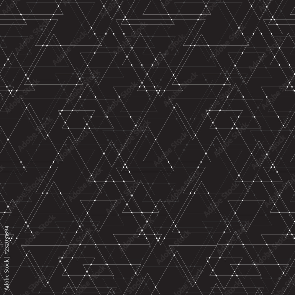 Geometric background. Seamless pattern.Vector. 幾何学パターン