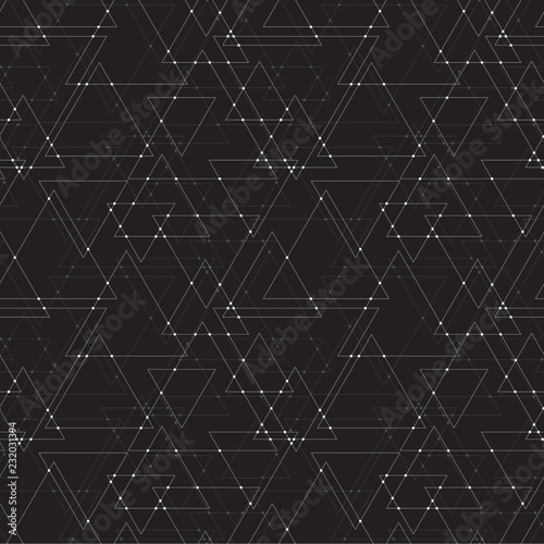 Geometric background. Seamless pattern.Vector. 幾何学パターン
