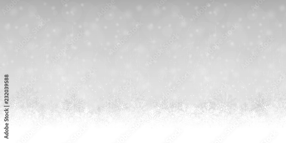 seamless snow flakes background