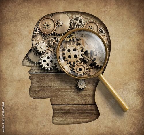 Psychology concept 3d illus...