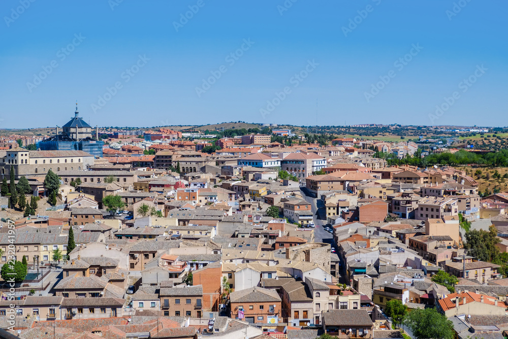 Landscape view of Toledo, Spain.