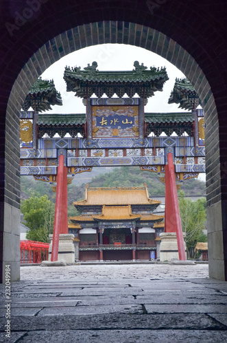 memorial archway in Wtown Beijing,China