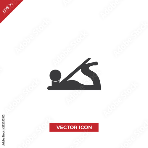 Wood shaver vector icon