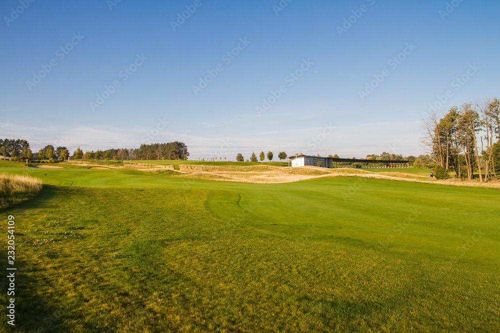 Obraz premium background landscape golf course