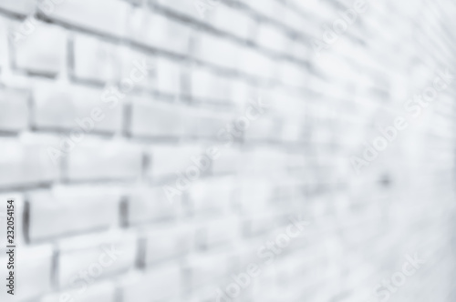 Perspective of light brick wall