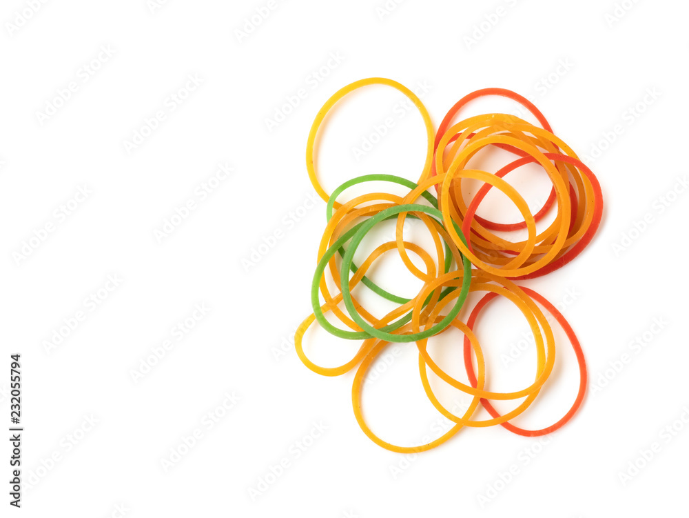 rubber band isolate white background rubber band isolate white background