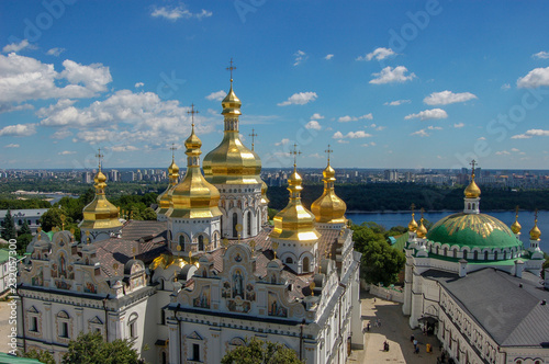 Ukraine. The Kiev Pechersk Lavra is a common name for an entire complex of cathedrals, bell towers, cloisters, fortification walls and underground caverns.
