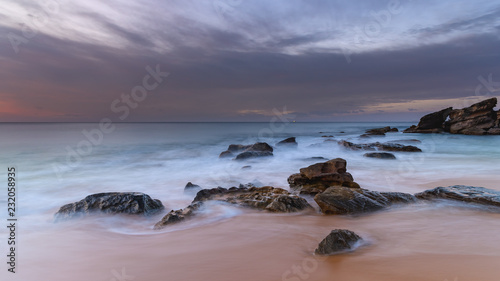 Soft and Smooth Dawn Seascape