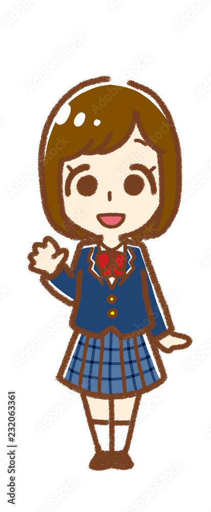 ブレザーの女子 ブレザーの女子