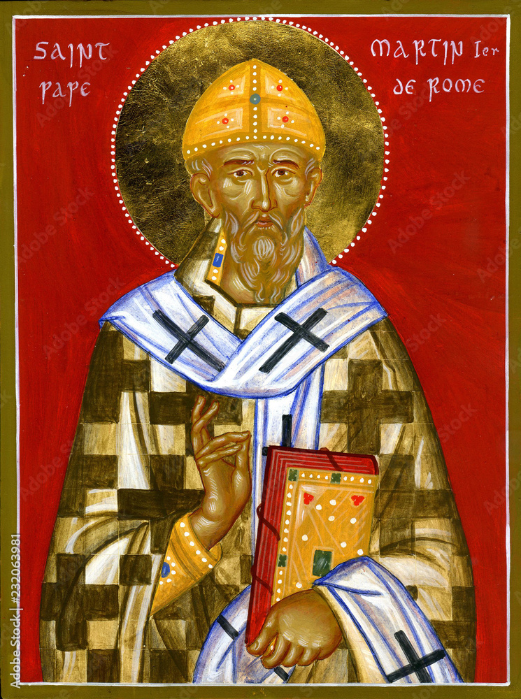 saint Martin I er pape de Rome saint Martin I er pape de Rome