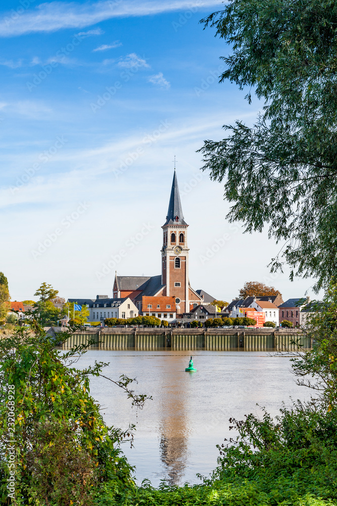 St Amands on the river Scheldt