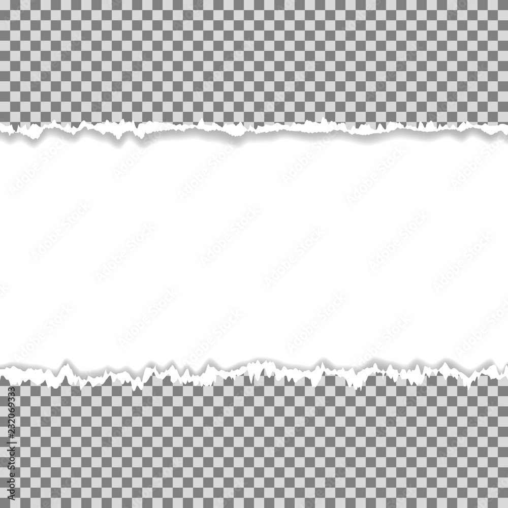 Torn paper set, isolated on transparent background. Torn paper set, isolated on transparent background.