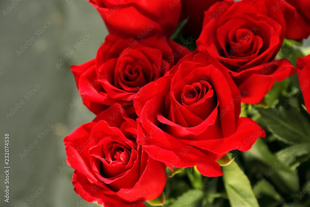 Bouquet of beautiful roses, closeup Bouquet of beautiful roses, closeup