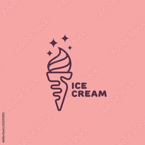 Ice cream logo