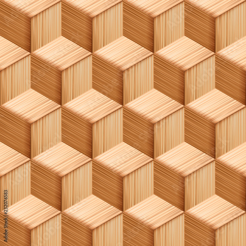 bamboo basket pattern texture design vector illustration