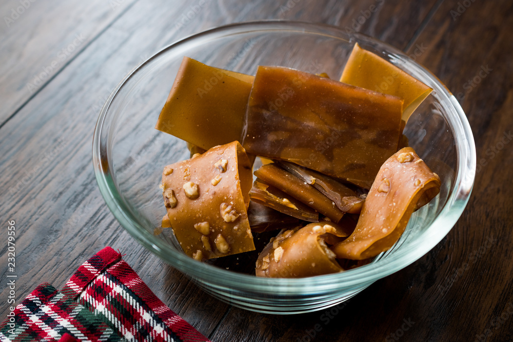 Turkish Pestil / Dried Fruit Pulp with Sesame and Walnut / Churchkhela Turkish Pestil / Dried Fruit Pulp with Sesame and Walnut / Churchkhela