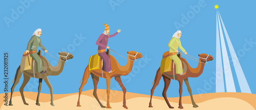 Magi on camels