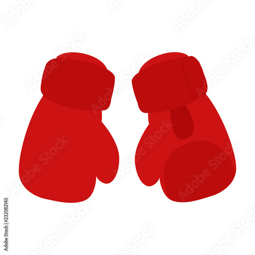 Boxing gloves. vector illustration. EPS 10. Sport.
