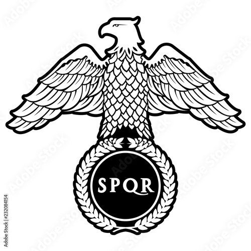 Logo of the Roman eagle.