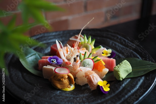 Beautiful Sashimi platter 