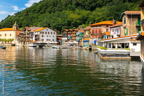Fishing town of Pasajes de San Juan (Pasai Donibane), Basque Country, Spain