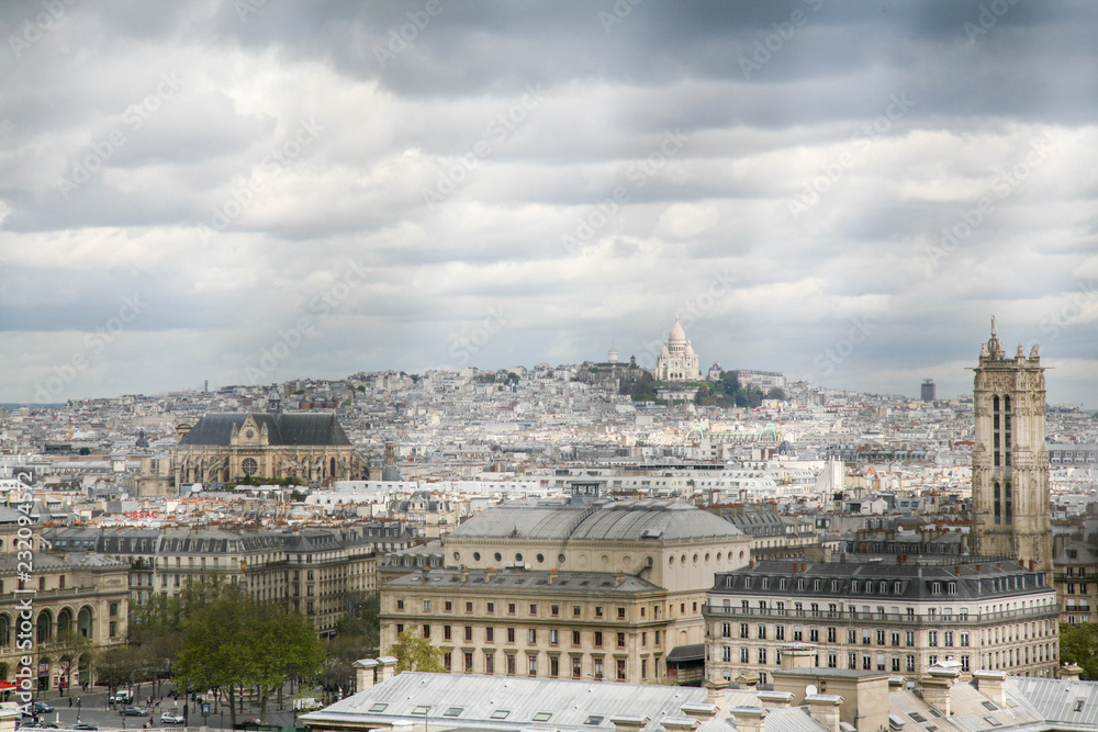 Obraz premium aerial view of paris