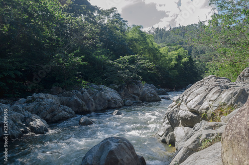 hot water river in Dominican Republic Santiago © Francisco