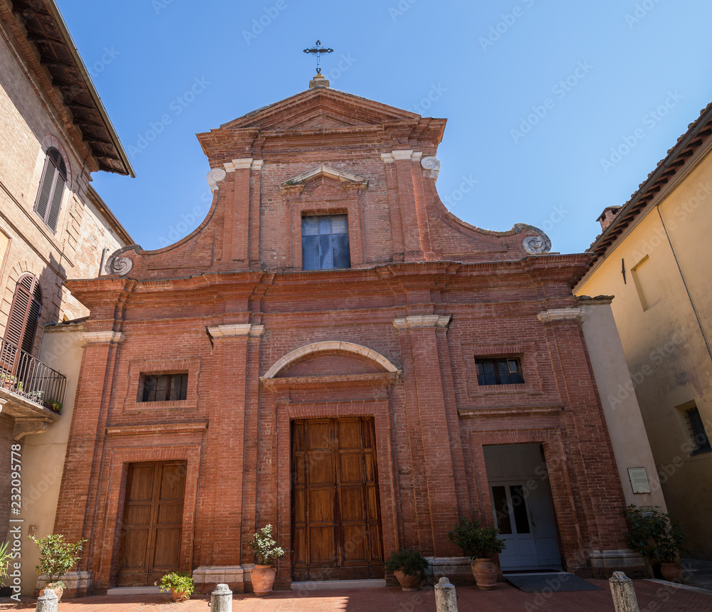 Buonconvento, little village in Tuscany Buonconvento, little village in Tuscany