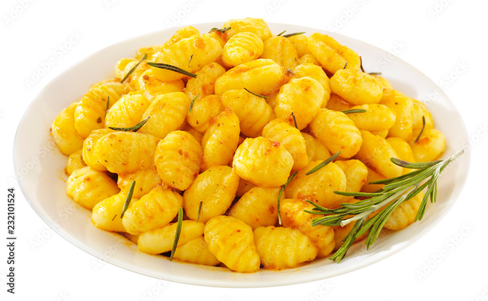 BOWL OF GNOCCHI CUT OUT BOWL OF GNOCCHI CUT OUT