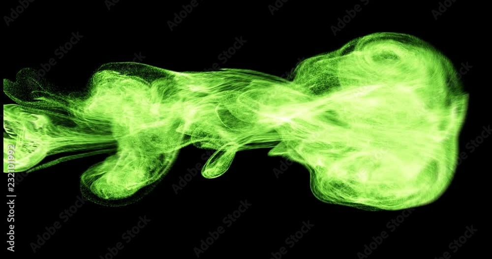 Color dust smoke intro for your video