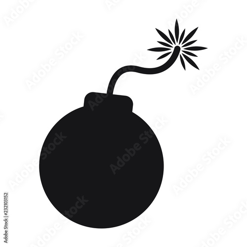 Bomb icon,vector illustration. Flat design style. vector bomb icon illustration isolated on White background, bomb icon Eps8. bomb icons graphic design vector symbols.