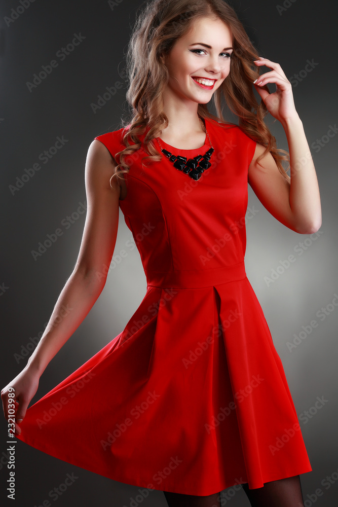 Fototapeta premium Portrait of a beautiful woman