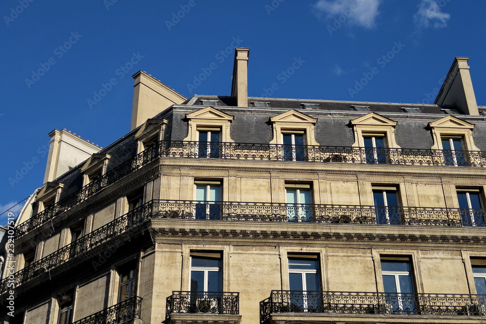 Obraz premium immobilier ancien; Paris