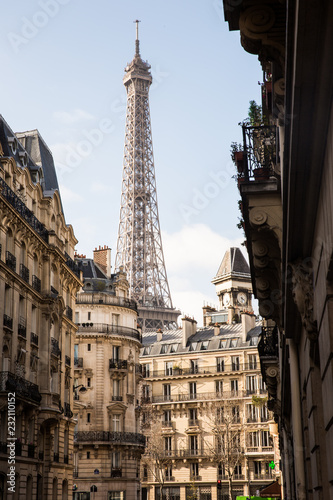 Paris view of Eiffel Tower, Parisian  © AlexRosu