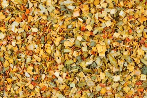 Variety of spices and herbs background