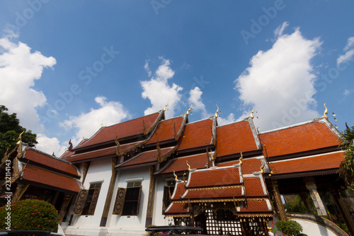 Wat Ket Karam temple is beautiful temple in Chiangmai , Thailand