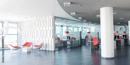 Modern corporate workspace