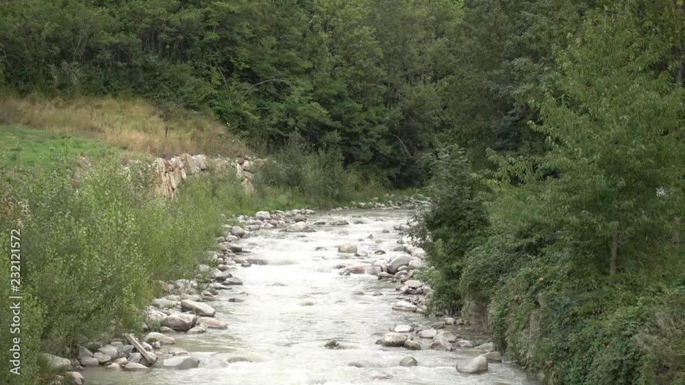 Garona river near Viella in the Aran Valley Garona river near Viella in the Aran Valley