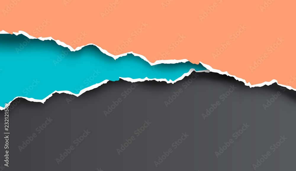 Colourful Ripped and Torn Paper Vector Colourful Ripped and Torn Paper Vector