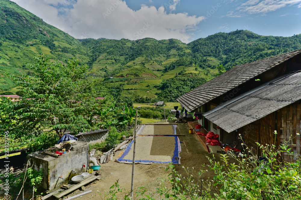 Ban Ho village in Sapa district, north-west Vietnam Ban Ho village in Sapa district, north-west Vietnam