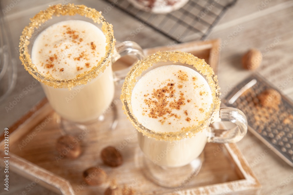 Traditional eggnog for Christmas Traditional eggnog for Christmas