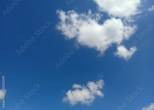 Sky with clouds background