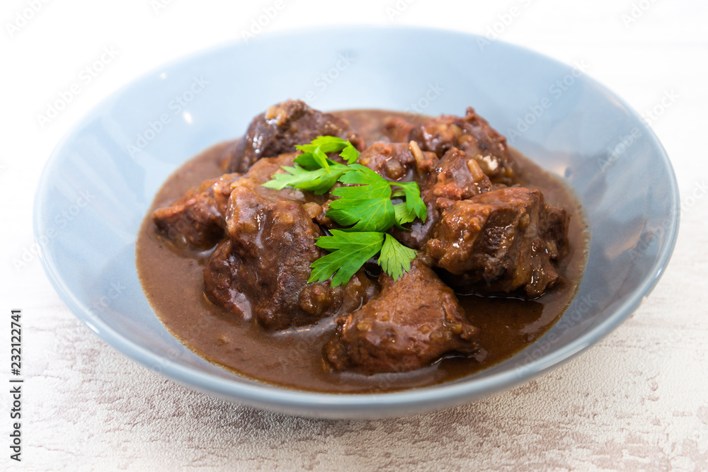 Homemade Beef cheek with wine sauce Homemade Beef cheek with wine sauce