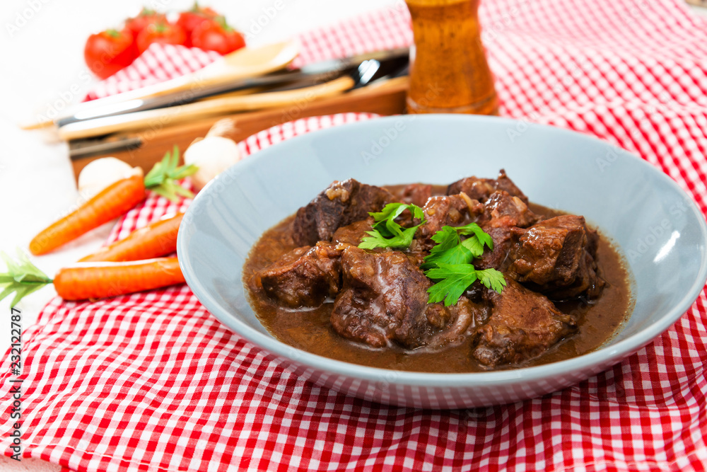Homemade Beef cheek with wine sauce Homemade Beef cheek with wine sauce