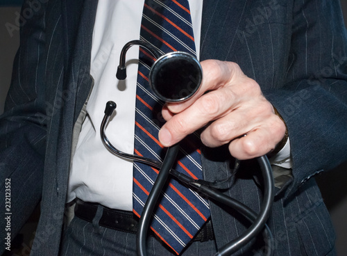 Doctor Housecall with Stethoscope