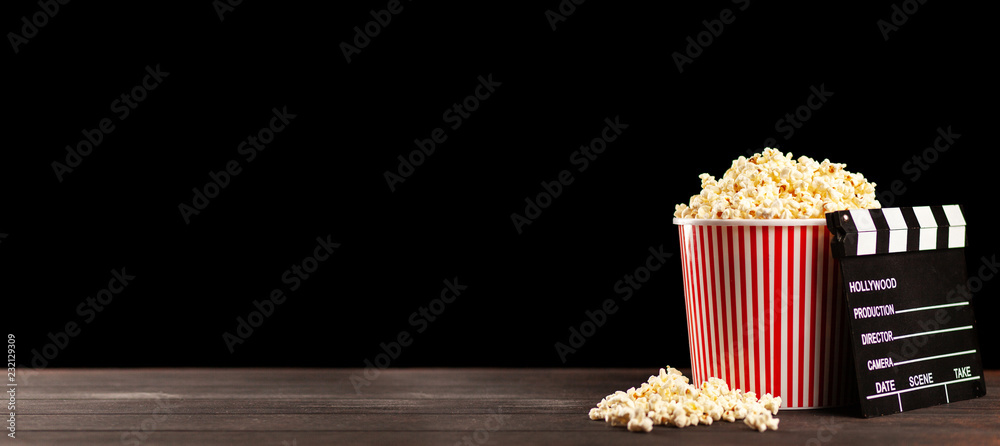 Full popcorn bucket