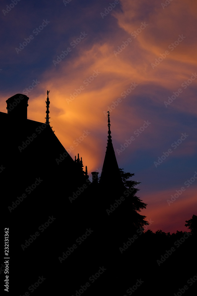 Chateau Azay le Rideau by Sunset