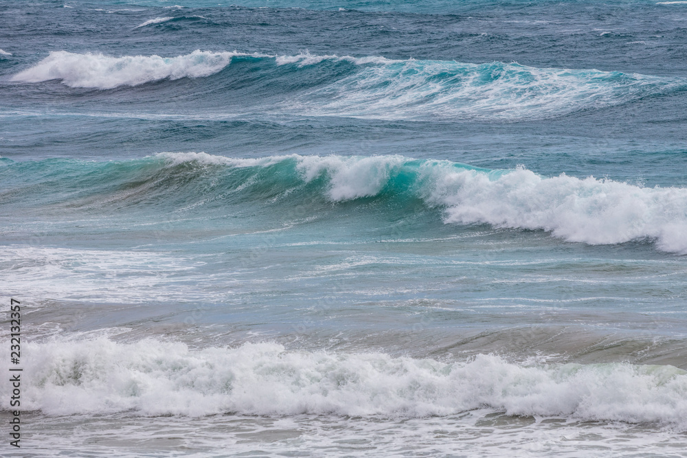Ocean waves at Little Oberon bay in Wilsons Promontory national park, Victoria, Australia Ocean waves at Little Oberon bay in Wilsons Promontory national park, Victoria, Australia
